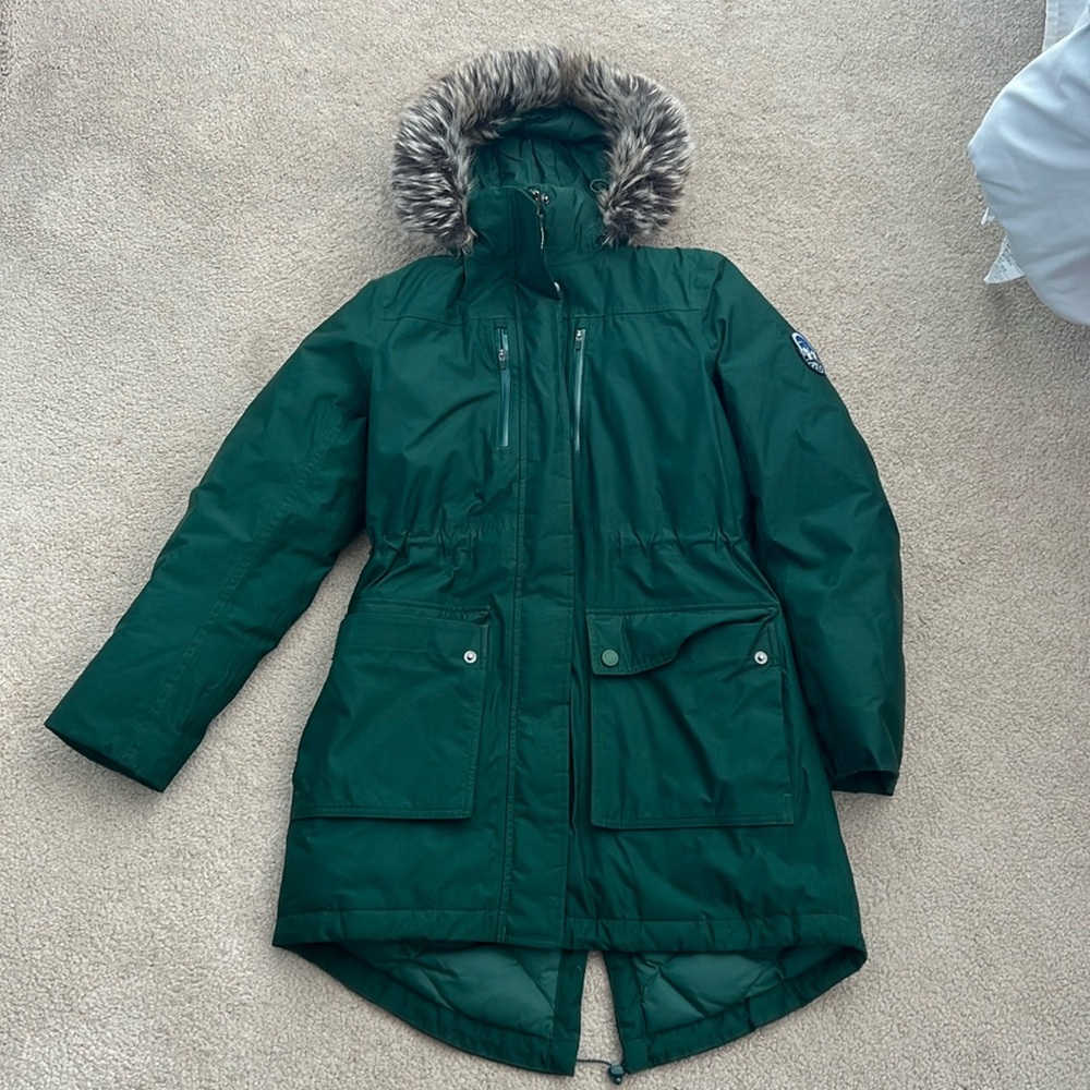 Lands End women’s down parka